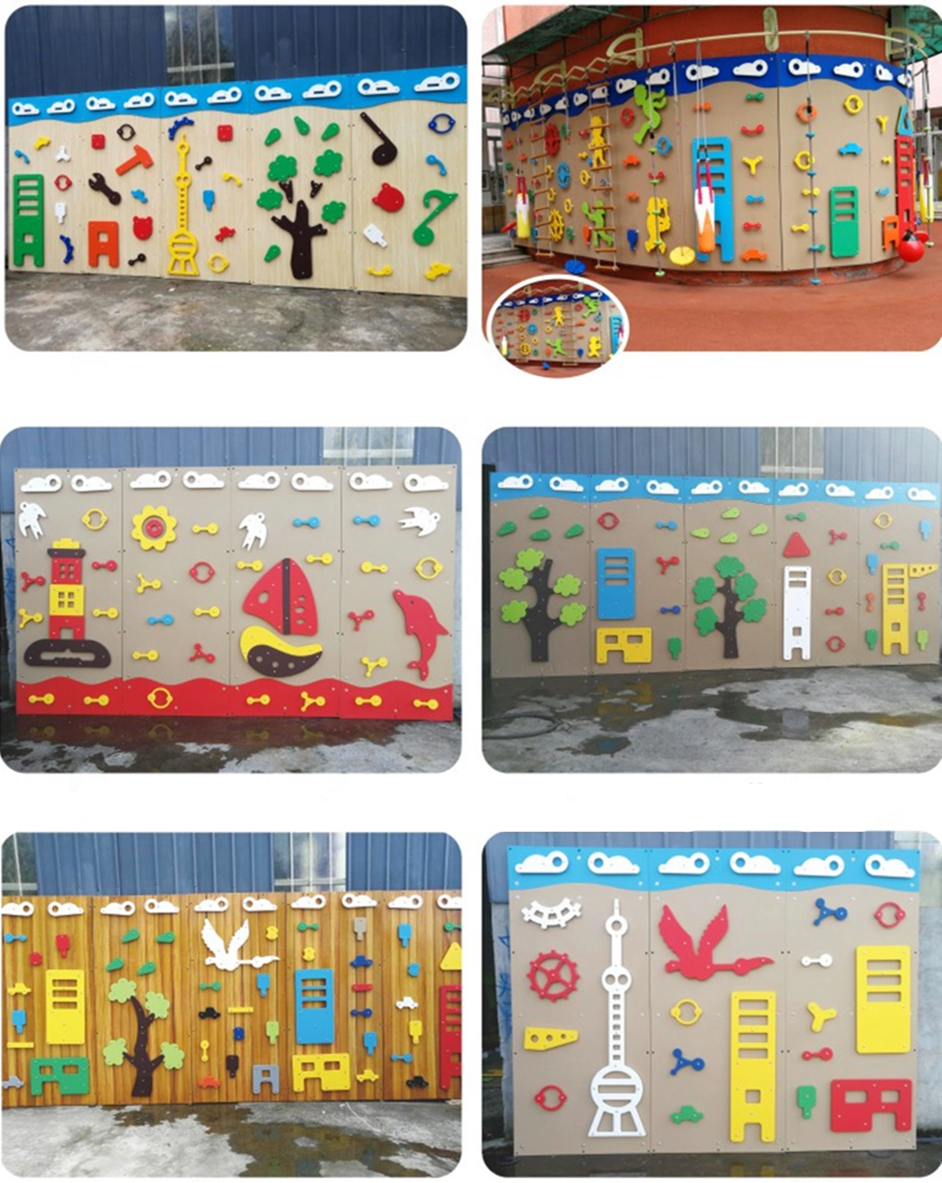 Factory Custom Park Kids Outdoor Small Climbing Wall