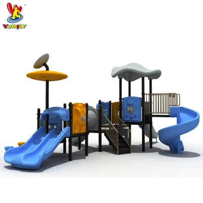 Juego Infantil Serie del espacio exterior Juegos para niños Juguete para niños Tobogán de plástico para interiores Juegos de parque acuático Parque de atracciones personalizado Equipo de juegos para niños al aire libre