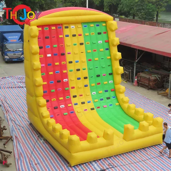 Pared de escalada inflable para niños al aire libre de 5X5X5m