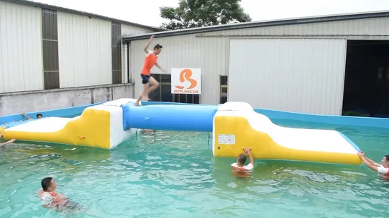 Adultos Deporte Aqua Water Fun Park Juego Parque acuático flotante inflable para piscina 18 personas