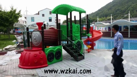 Precio barato Anti-Crack Equipo de juegos al aire libre Parque de atracciones GS TUV Kids Slide