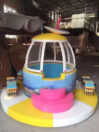 Equipo de juegos para niños pequeños Parque infantil Piscina de bolas deslizante Trampolín